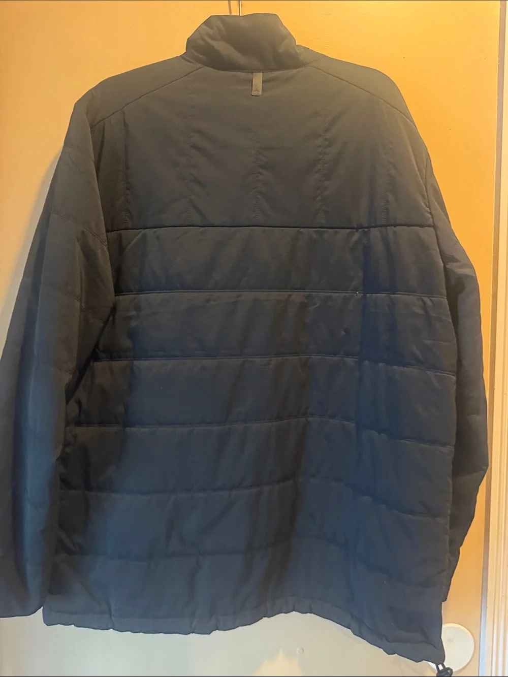 Jordan Black Puffer Jacket with White Jumpman Logo